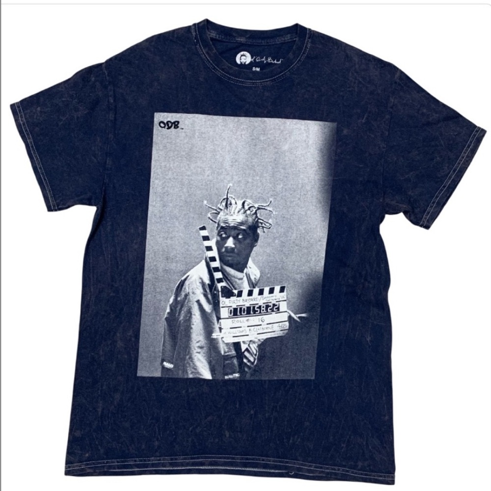 Ol Dirty Bastard ODB - Men's Short Sleeve Blue Graphic T-Shirt - Size S/M
